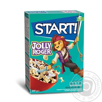 Start! Jolly Roger Grain Dry Breakfast 300g - buy, prices for Auchan - photo 1