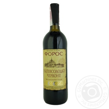 Foros Red Semi-Dry Wine 9-13% 0.75l - buy, prices for - photo 1