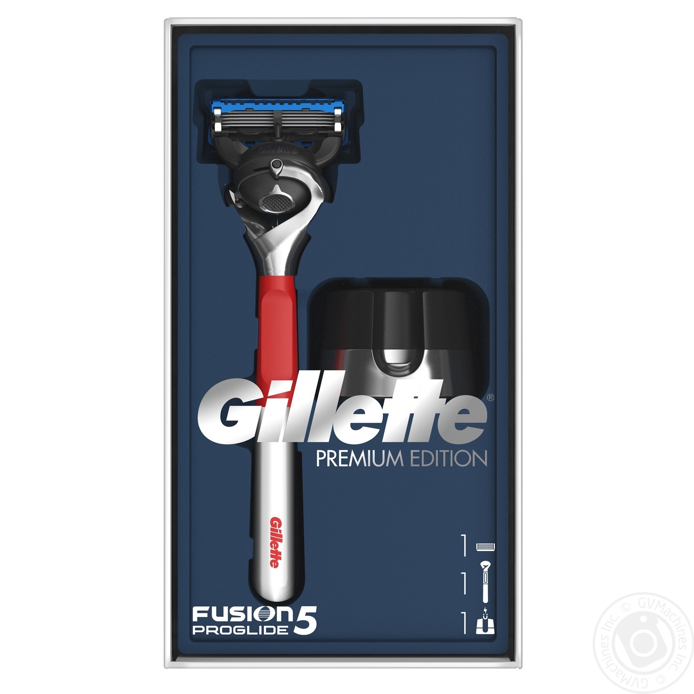 

Подарочный набор Gillette Бритва Fusion5 ProGlide + Магнитная подставка