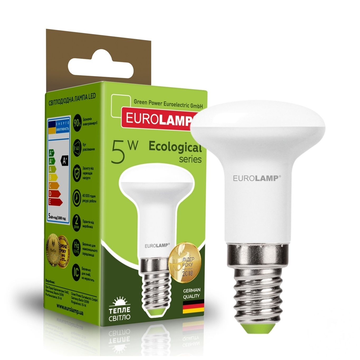 

Лампа Eurolamp LED CL 5W E14 3000K