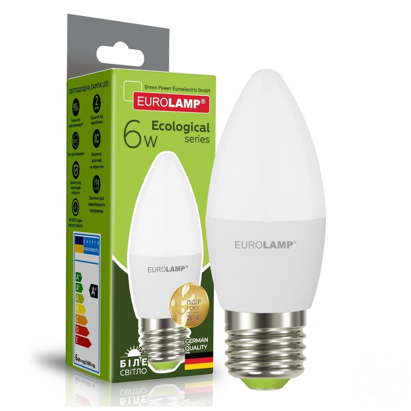 

Лампа Eurolamp светодиодная CL 6W E27 4000K