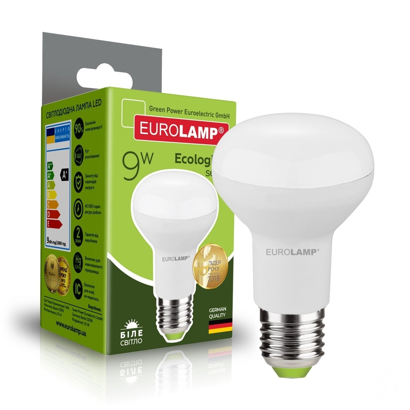 

Лампа Eurolamp светодиодная R63 9W E27 4000K