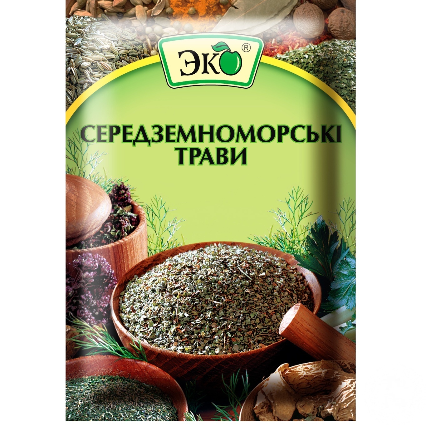 

Приправа Эко Средиземноморские травы 10г