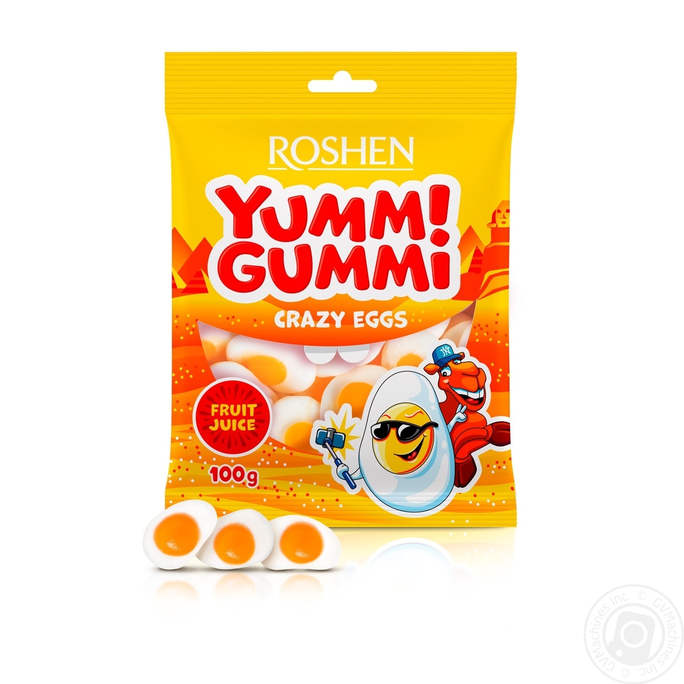 

Конфеты желейные Roshen Yummi Gummi Crazy Eggs 100г