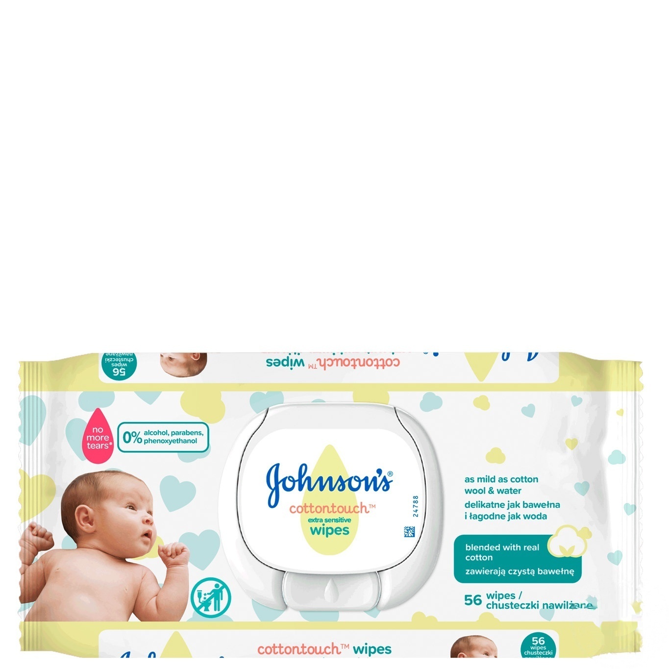 

Салфетки влажные Johnson's Baby Нежность хлопка 112шт