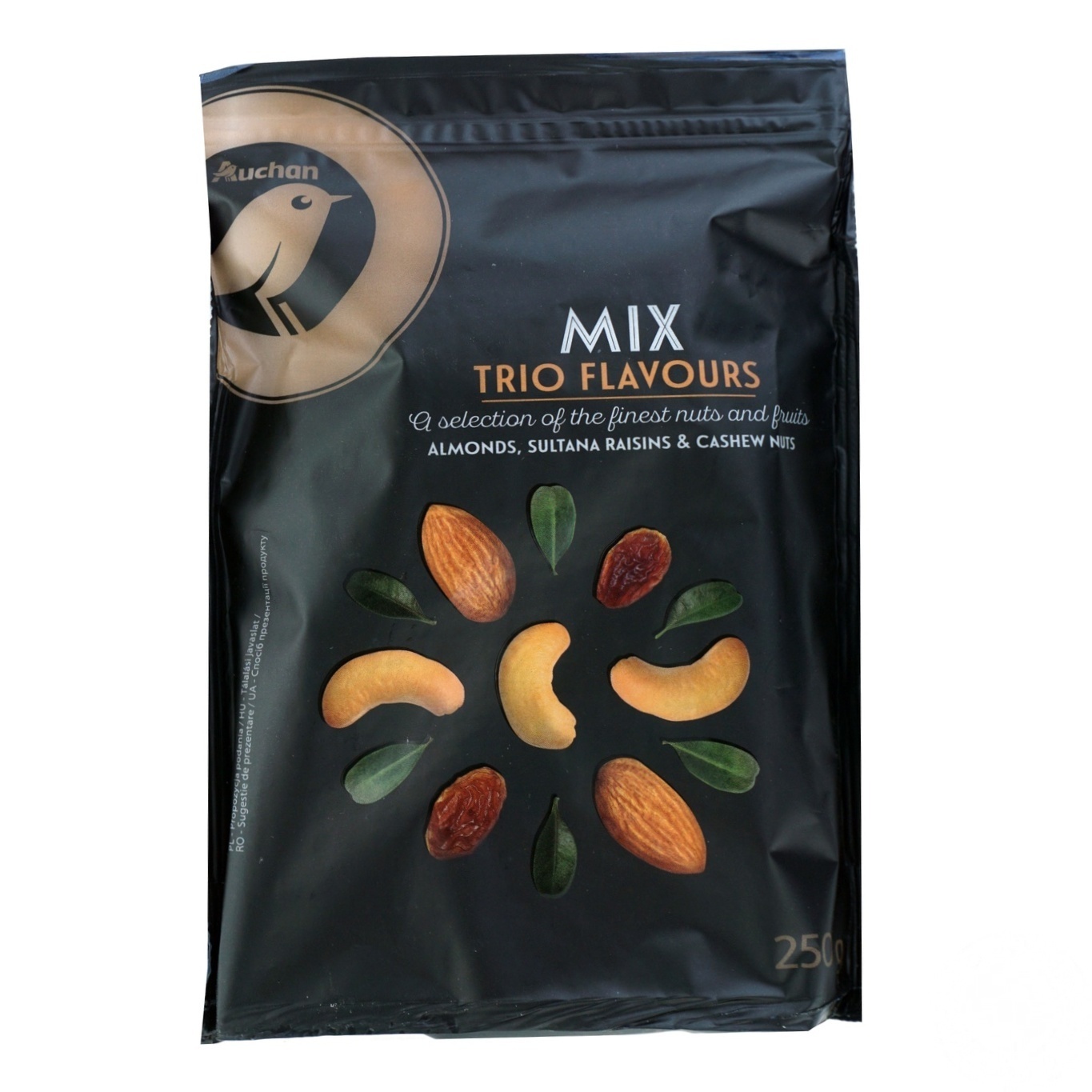 

Орешки Ашан Три вкуса микс 250г