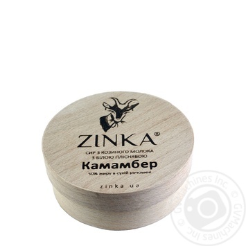 Zinka Camembert cheese goat with white mold 50% - buy, prices for Auchan - photo 1