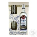 Finsbury Platinum Set of Gin 47% 0.7l + 2 glasses