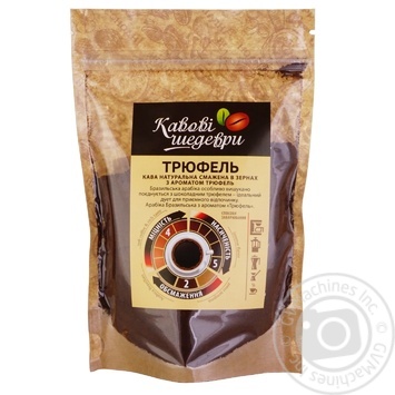 Kavovi shedevry Coffee natural roasted in beans with truffle flavor weight - buy, prices for Auchan - photo 2