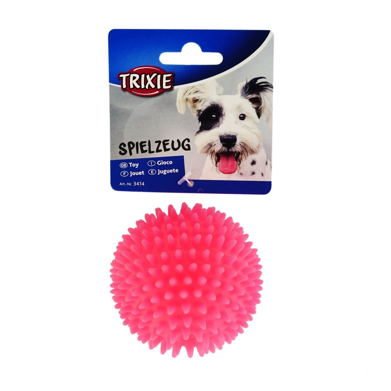 

Игрушка для собак Trixie Мяч игольчатый с пищалкой d=7 см винил цвета в ассортименте - 3414