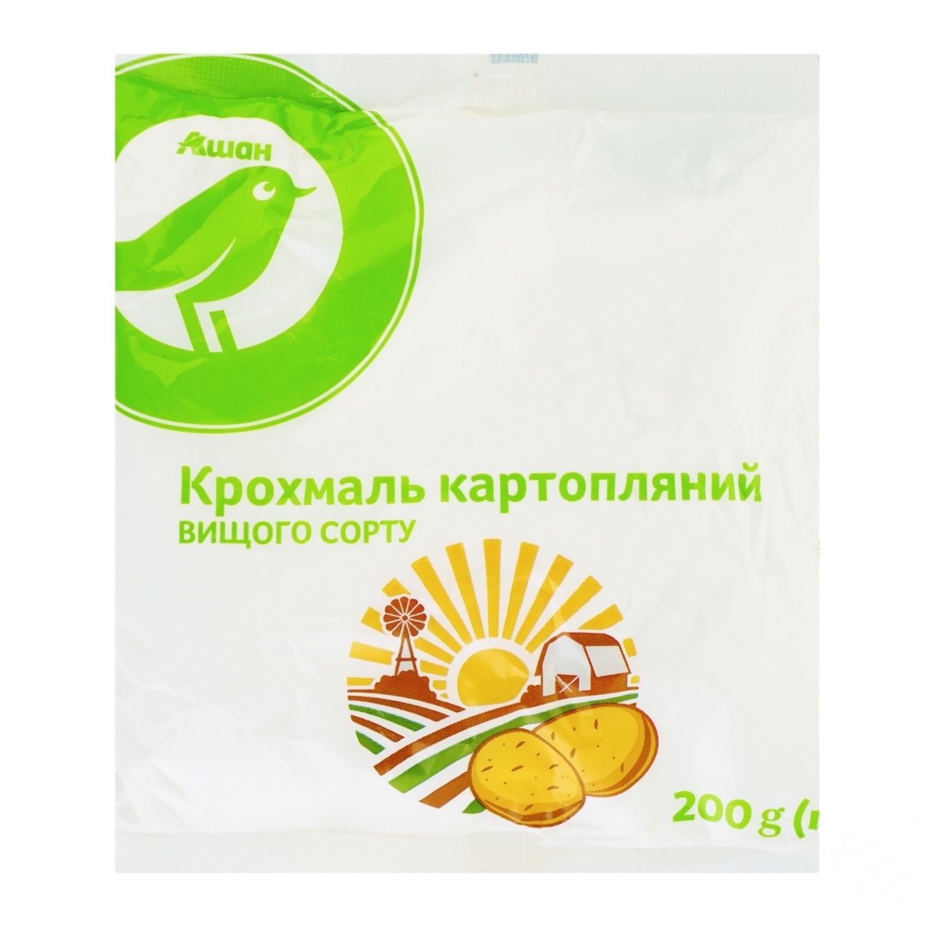 

Крахмал Ашан картофельный 200г
