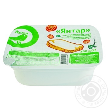 Auchan Cheese product Yantar fused 60% 180g - buy, prices for Auchan - photo 4