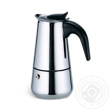 Vincent geyser coffee maker on 2 cups stainless steel - buy, prices for Auchan - photo 1