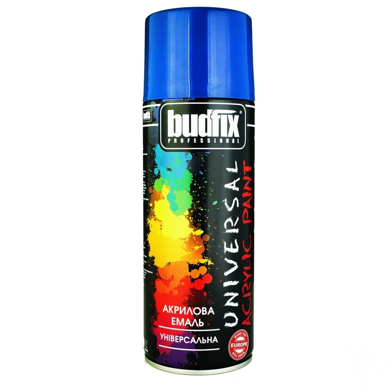 

Краска аэрозольная Budfix универсальная синяя 0.4л