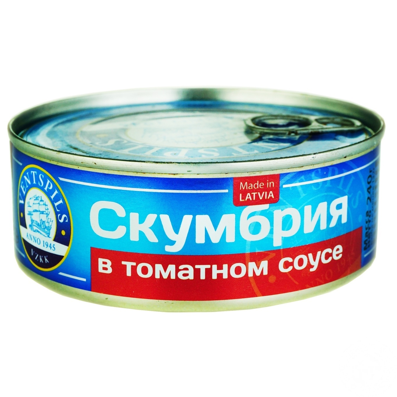

Скумбрия Ventspils в томатном соусе 240г