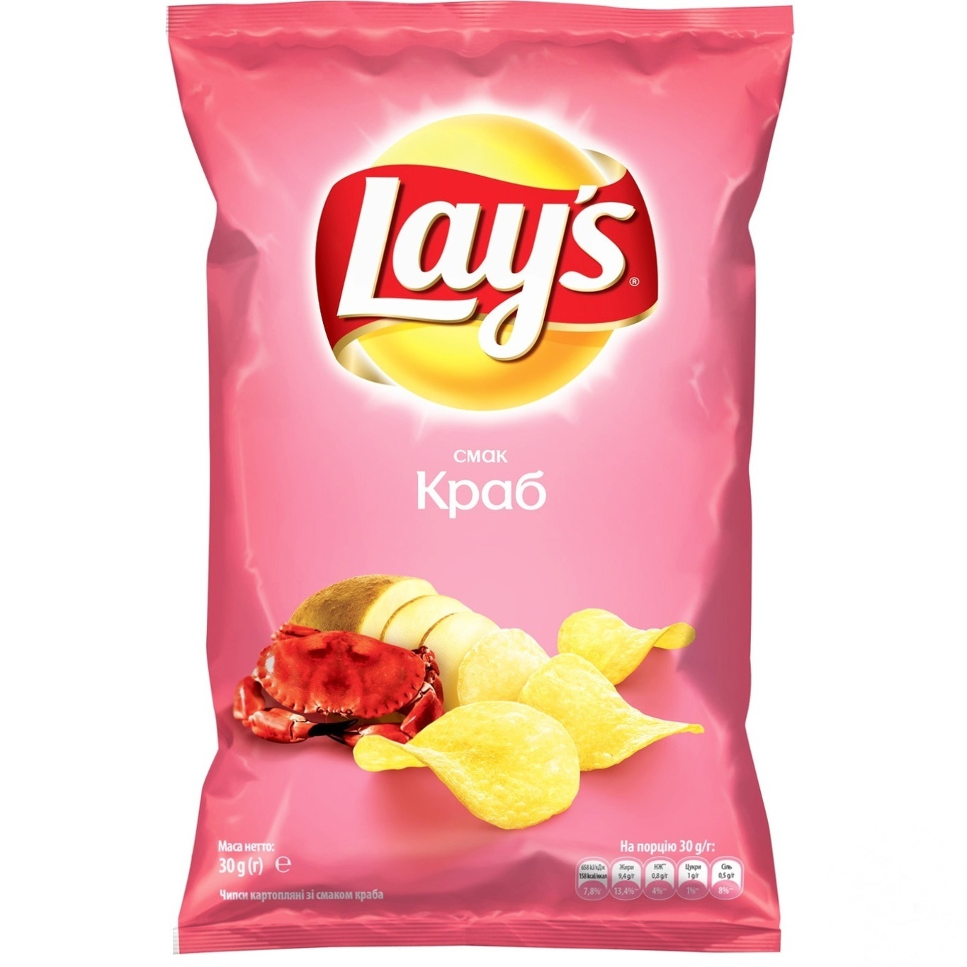 

Чипсы Lay's со вкусом краба 30г