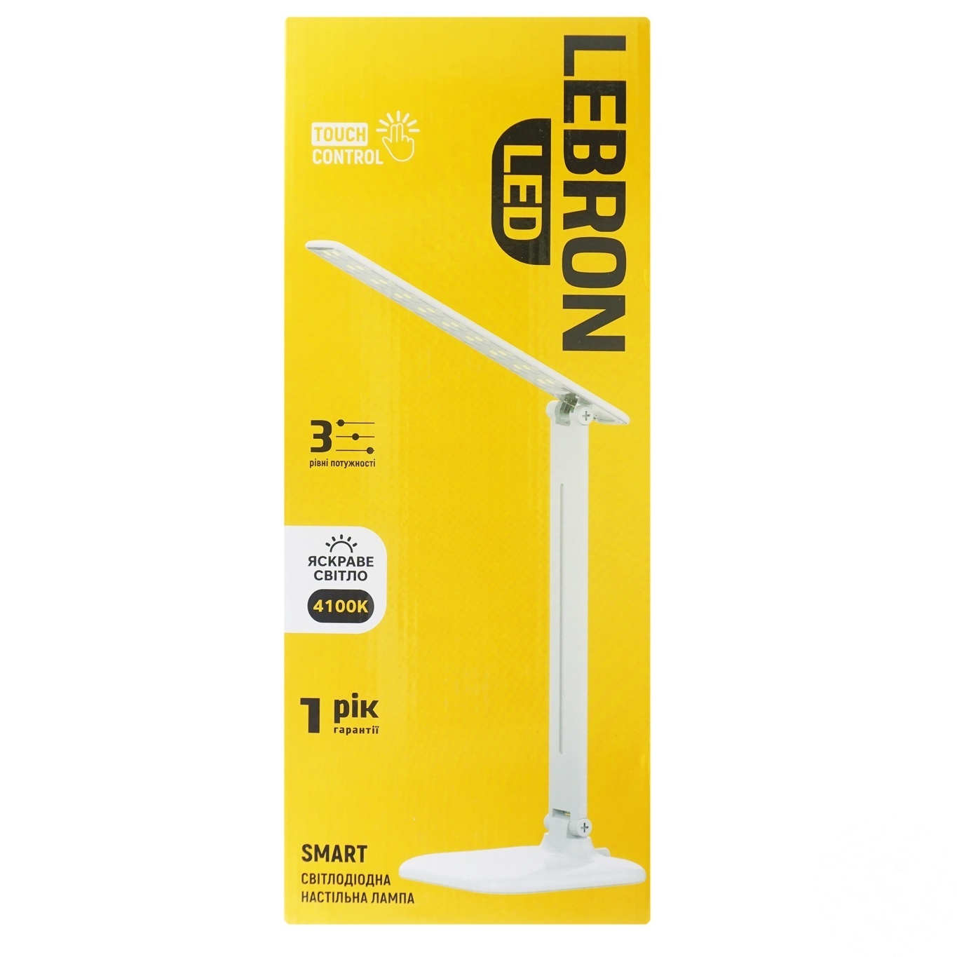 

Лампа настольная Lebron белая 10W 4100K