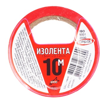 Orbita Insulating tape red 10m - buy, prices for Auchan - photo 1