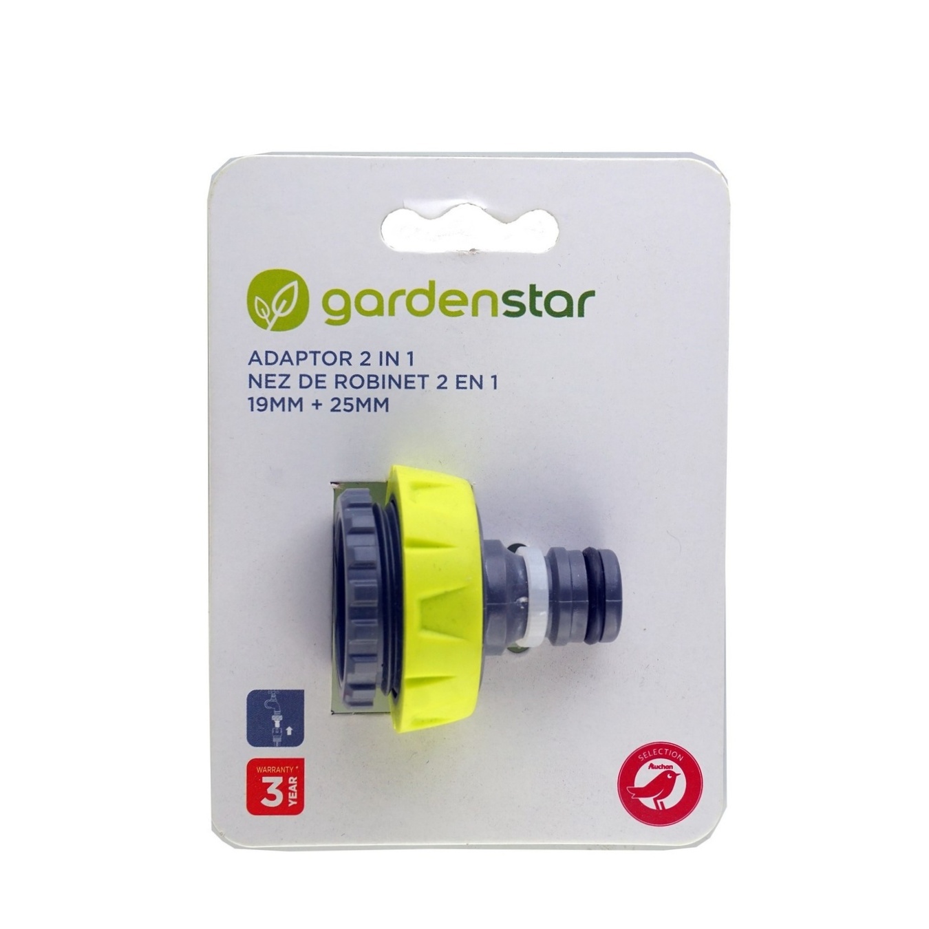 

Муфта Garden Star 2 в 1 3/4