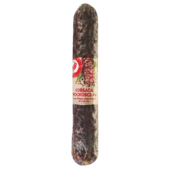 Auchan Moskovska Raw-Smoked Sausage - buy, prices for Auchan - photo 1