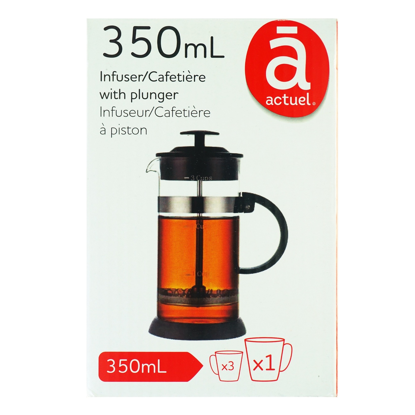 

Френч-пресс Actuel с чашкой 0,35л