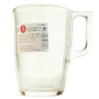 Actuel Glass Cup Transparent 320ml - buy, prices for - photo 1