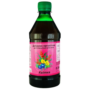 Flower Organic Fertilizer for Indoor Plants 0.5l - buy, prices for Auchan - photo 1