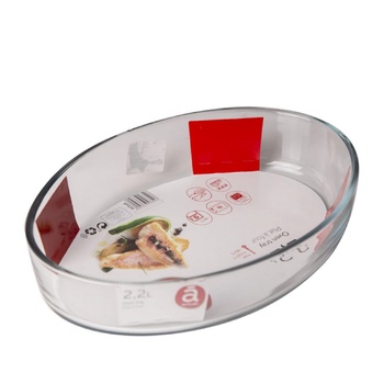 Actuel Form for Baking Oval Glass 2.2l - buy, prices for Auchan - photo 1