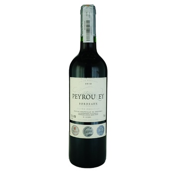 Peyrou Ley Bordeaux Red Wine 0.75l - buy, prices for Auchan - photo 1