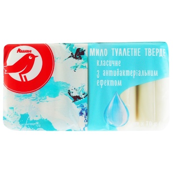 Auchan Antibacterial Solid Soap 70g х 5pcs