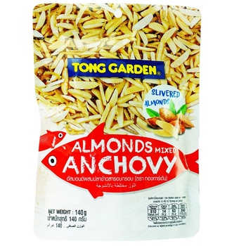 Tong Garden Snack Almonds mixed with anchovies 140g - buy, prices for Auchan - photo 1