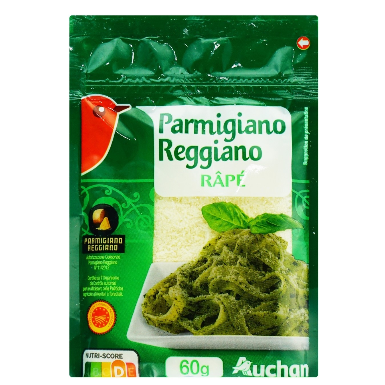 

Сыр Auchan Пармиджано Реджано 32% 60г