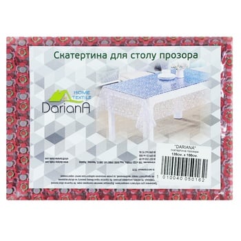 DarianA Tablecloth for Table Transparent 135*100cm