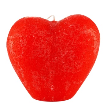 Pragnis Red Heart Candle