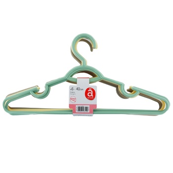 Actuel Set of Hangers 40cm 6pcs - buy, prices for Auchan - photo 1