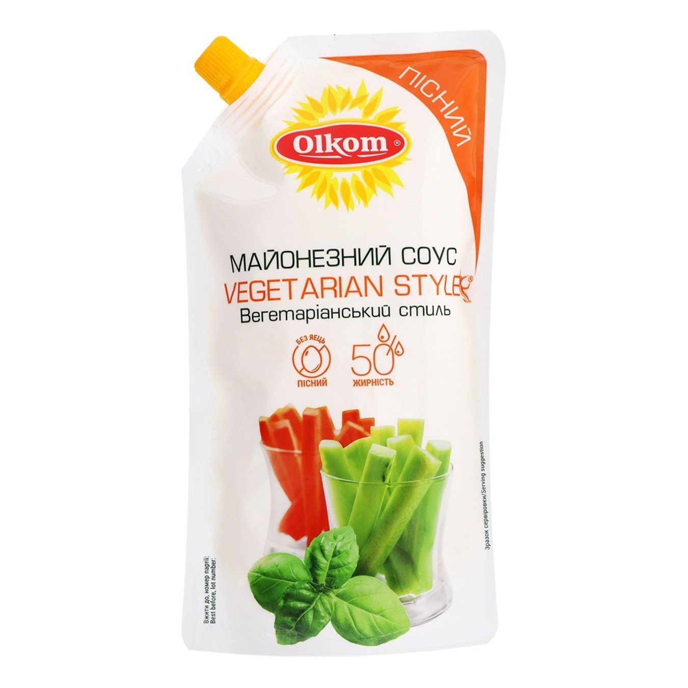 

Соус майонезный Olkom Vegetarian Style 50% 295г