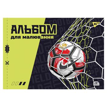 Тетрадь для рисования Yes Football с перфорацией А4 28 листов - купить, цены на - фото 3