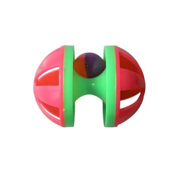 MasterZoo іграшка для котів м'ячик з кулькою 9 см - колір в асортименті - купить, цены на MasterZoo - фото 2