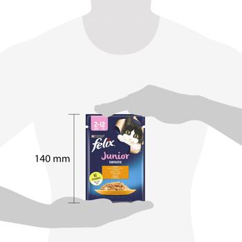 Felix Fantastic Junior Wet Food with Chicken for Kittens 85g - buy, prices for MasterZoo - photo 3