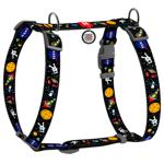 Шлея для собак Collar Nylon H-подібна L - чорний