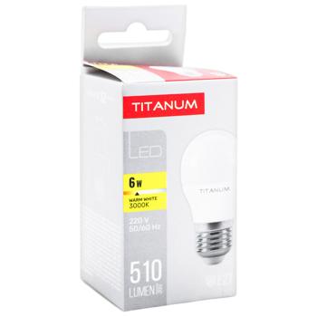Titanum LED Lamp G45 6W E27 3000K - buy, prices for - photo 2