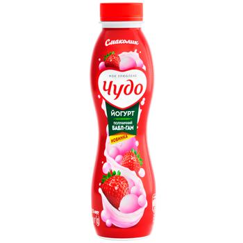 Chudo Strawberry Bubble Gum Yoghurt 2.5% 260g