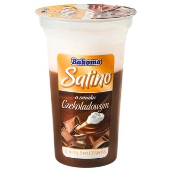 Bakoma Satino Chocolate Dessert with Whipped Cream 2.6% 170g