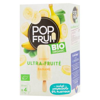 Сорбет Pop Fruit банановый органический 4шт х 70г