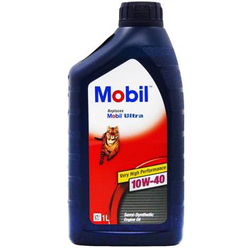 Масло моторное Mobil Ultra полусинтетическое 10W-40 1л - купить, цены на Auchan - фото 1