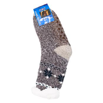 Zed Men's Home Socks with Fur s.38-46 - buy, prices for EKO Market - photo 3