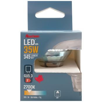 Лампочка Ашан LED GU5.3 4.4W 2700K - купити, ціни на Auchan - фото 1