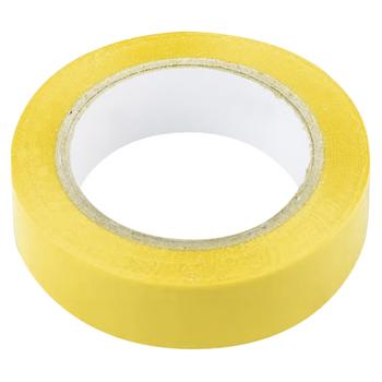 Insulating tape Technics yellow polyvinyl chloride 10m China - buy, prices for Ideal - photo 1