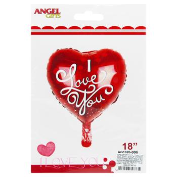 Шарик Angel Gifts воздушный Сердце 41,43см - купить, цены на - фото 3