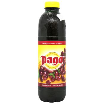 Напій соковий Pago Журавлиний 1л